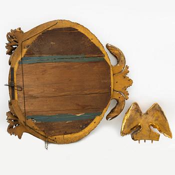 Mirror, probably England, 19th century.