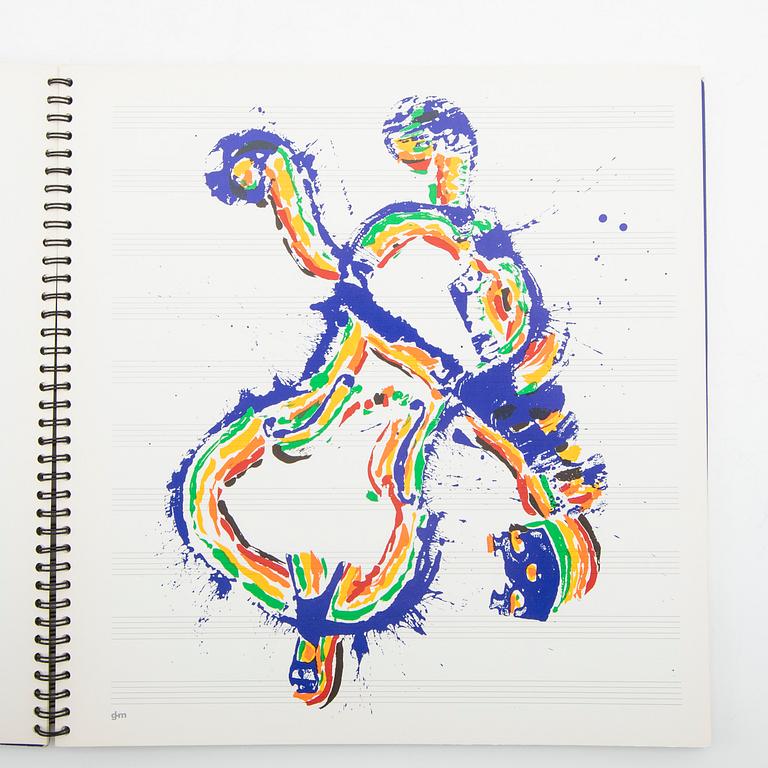 Art books 6 pcs; 3 x Arman, 2 x Wunderlich, 1 x Cesar (signed).