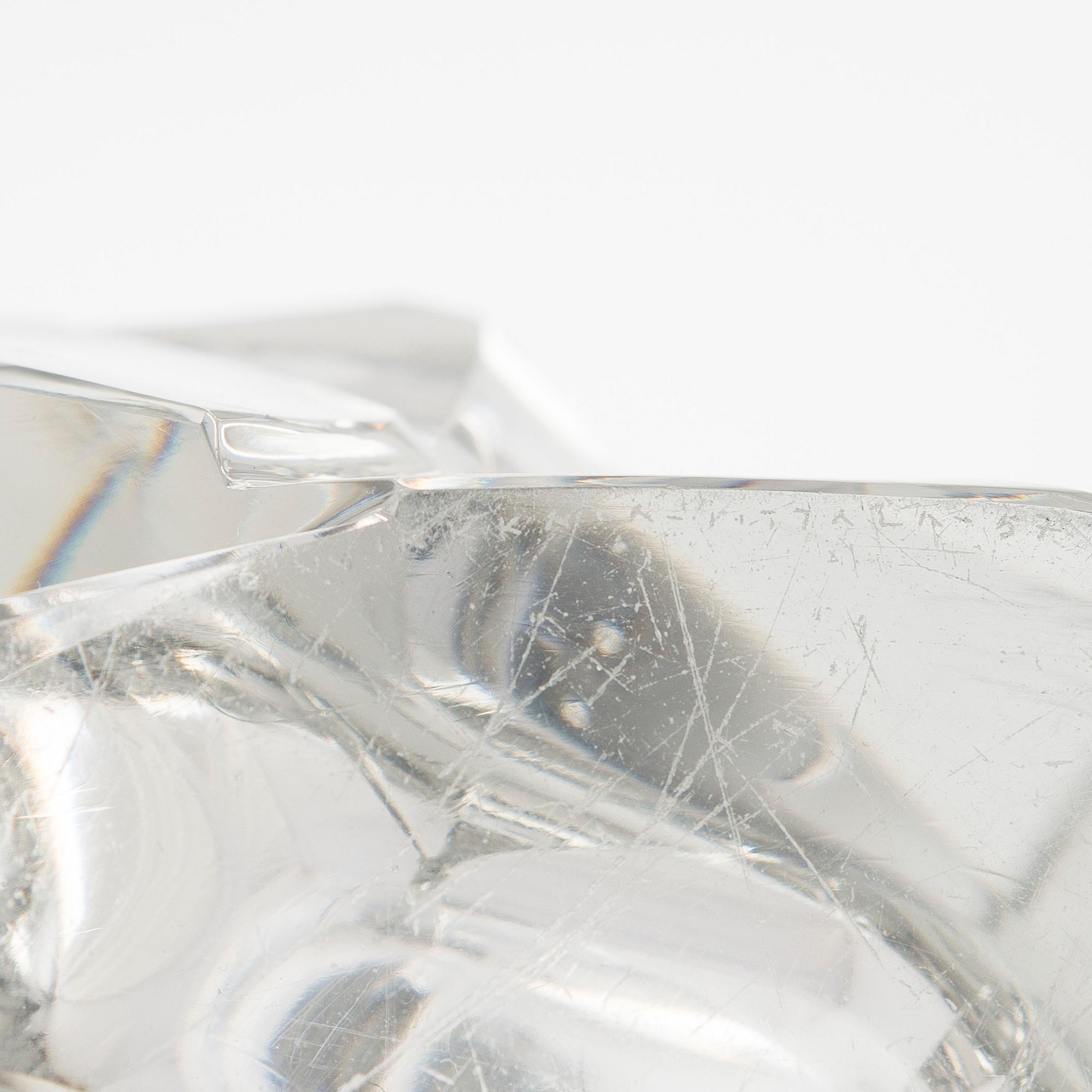 Tapio Wirkkala, vas, "Isberg", signerad Tapio Wirkkala Iittala 57.