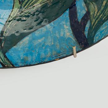 Dorrit von Fieandt, A decorative ceramic bowl signed DF. Unique.