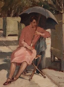 Greta Gerell, "Parisiska i Jardin du Luxembourg" ("Parisian in Jardin du Luxenbourg").