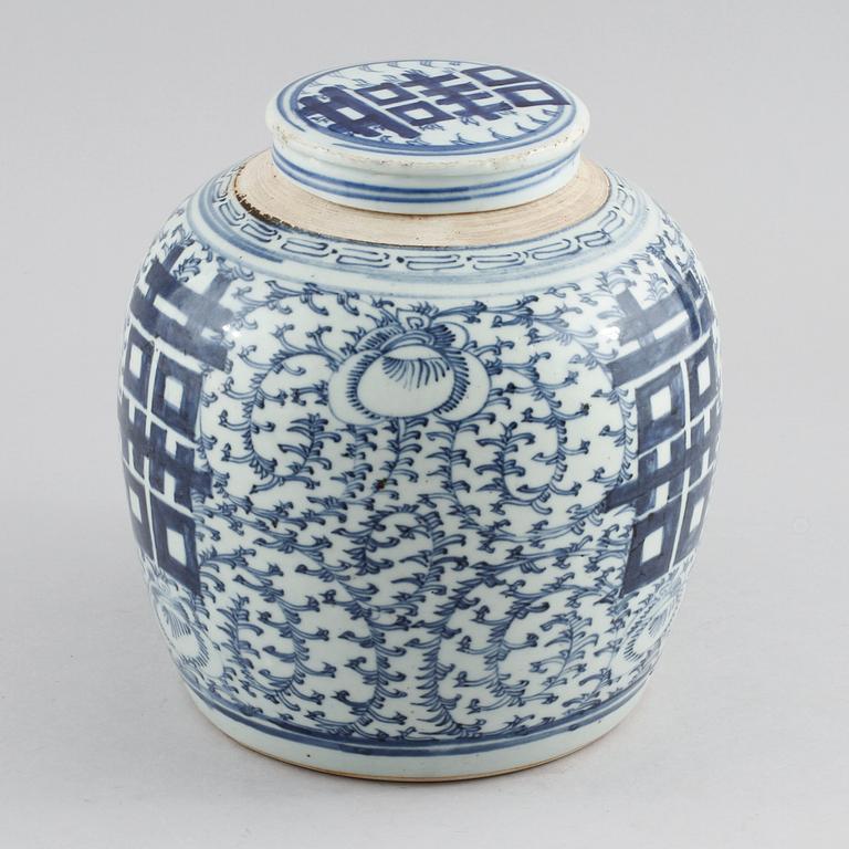 BOJAN MED LOCK, porslin, Kina, 1800-tal.