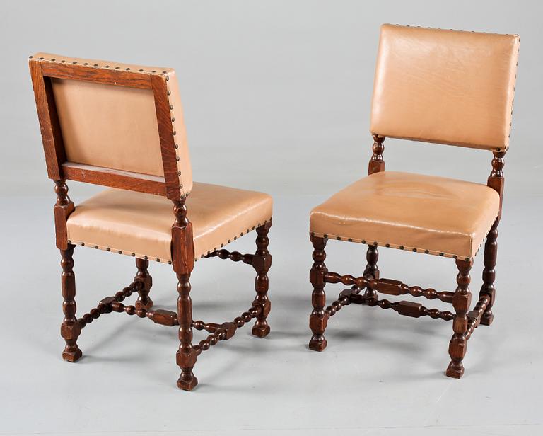 STOLAR, 4 st, nybarock, sekelskifte 1800/1900.