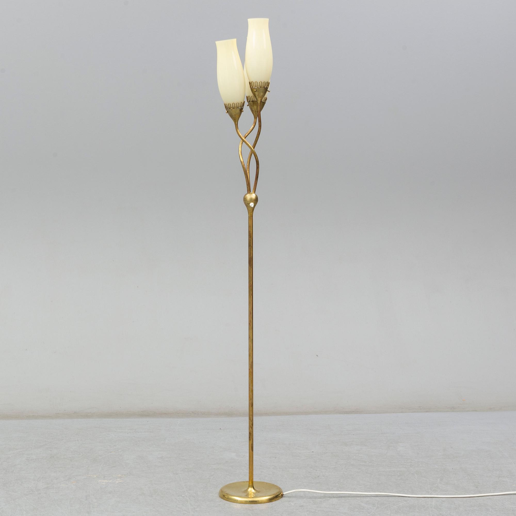 MAURI ALMARI, golvlampa, modell 62046, Idman, Finland, 1900-talets mitt.