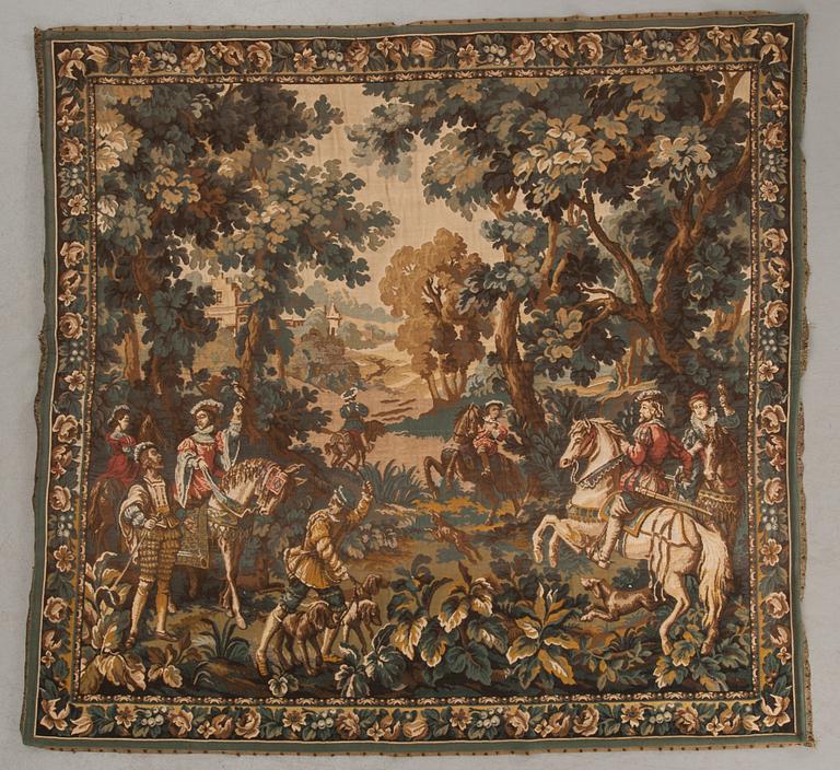 TAPET, 1900-tal, maskinvävd, ca 218 x 206 cm.