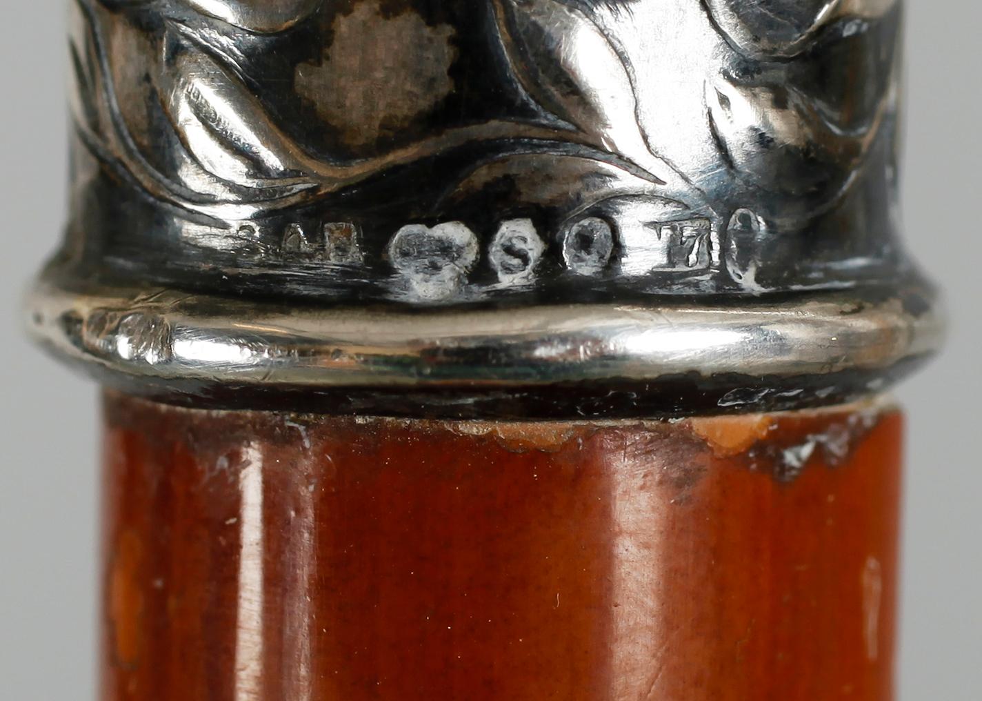 KÄPP, krycka av silver, GAB 1923.