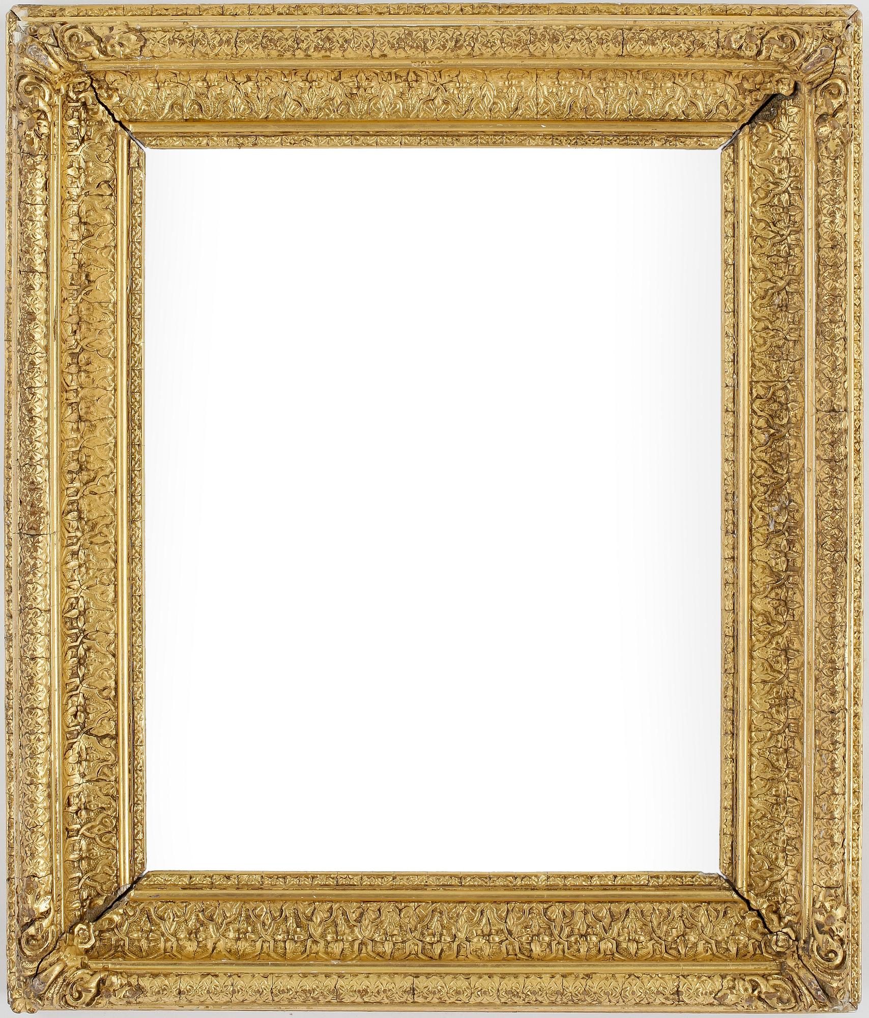 RAM, förgylld, Eklektisk stil, 1800-tal.