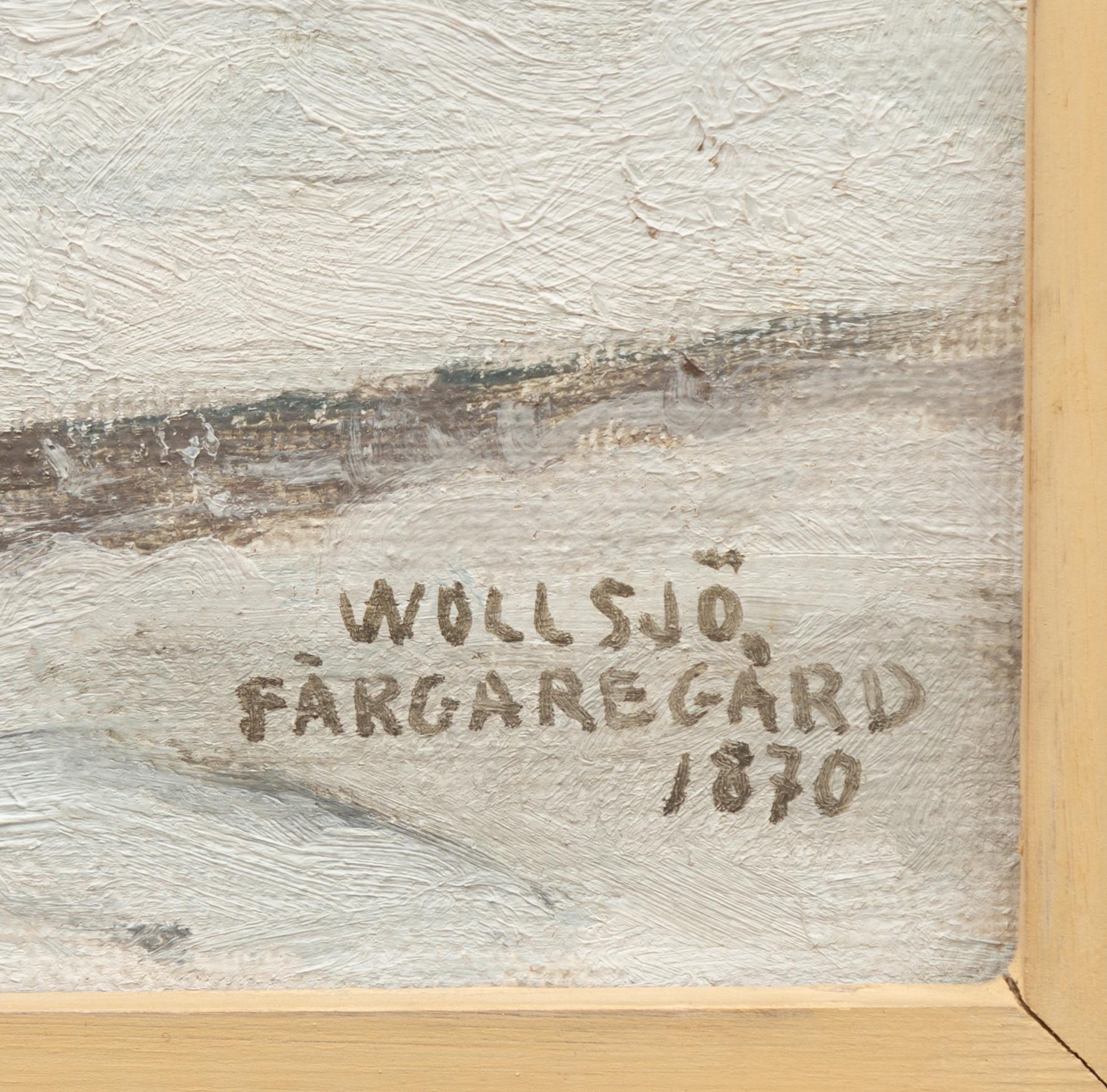 Emil Johanson-Thor, "Wollsjö Färgaregård 1870".