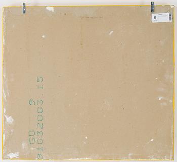 Dan Wolgers, mxed media, signed and dated 1991 and numbered 12/15 on verso.
