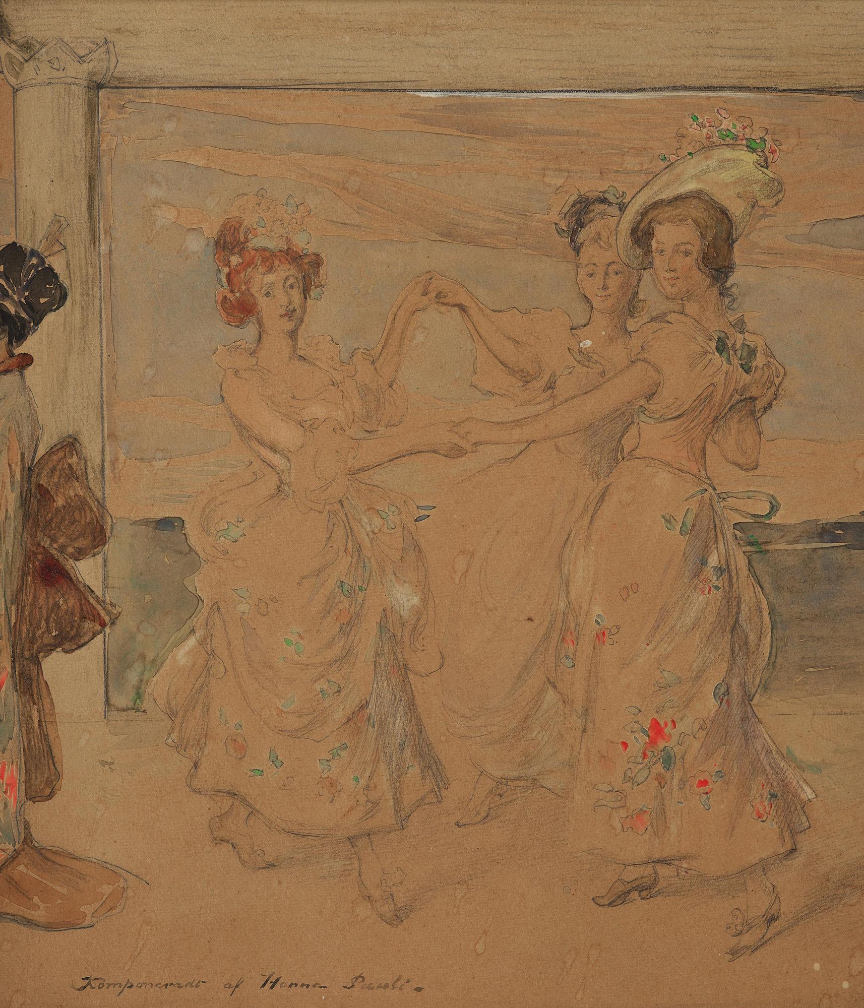 Georg Pauli/Hanna Hirsch-Pauli, Festival procession.