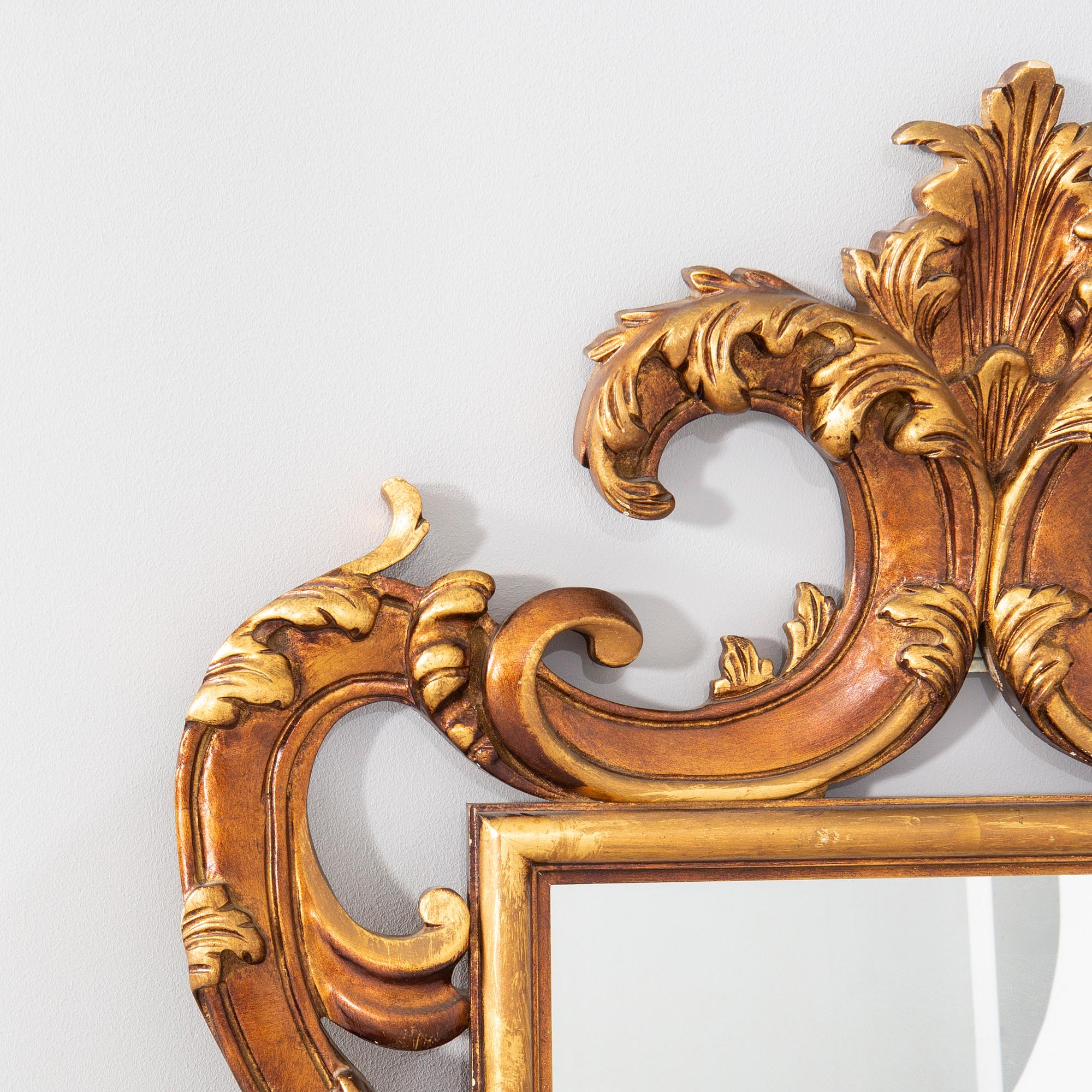 A Baroque style modern mirror.