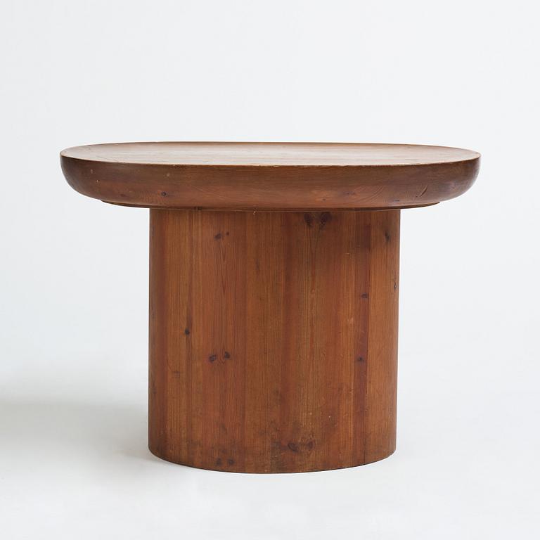 Axel Einar Hjorth, a stained pine 'Utö' table, Nordiska Kompaniet, Sweden 1930s.