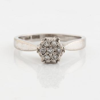 Eight cut diamond ring.