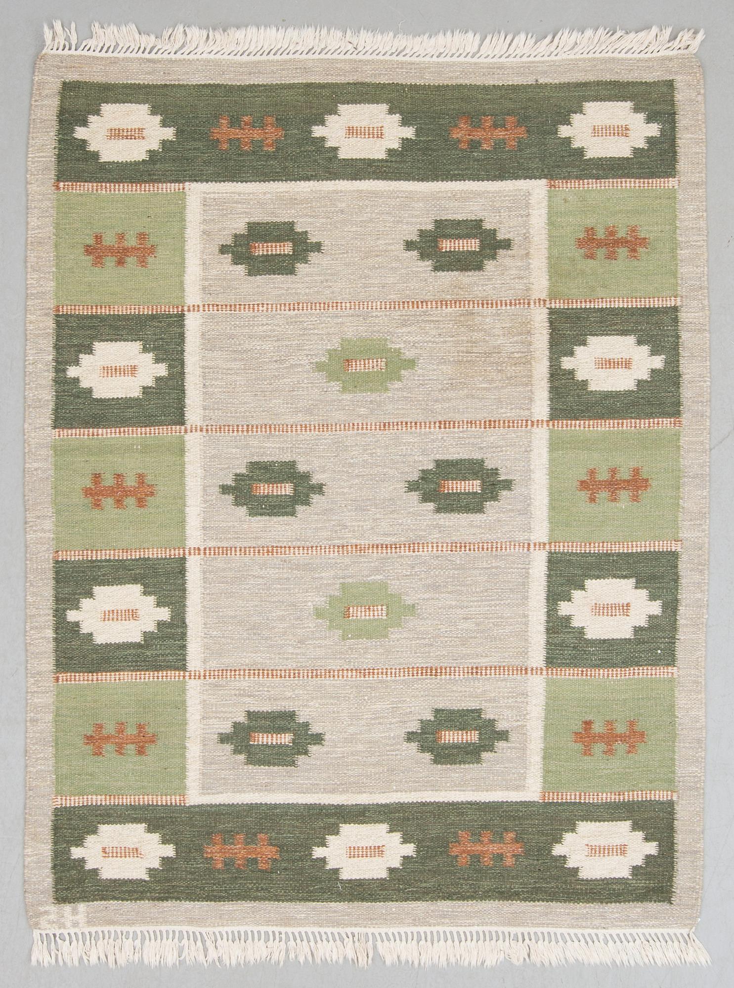 MATTA, rölakan, monogramsignerad SH (Svensk Hemslöjd). Ca 221 x 170 cm.