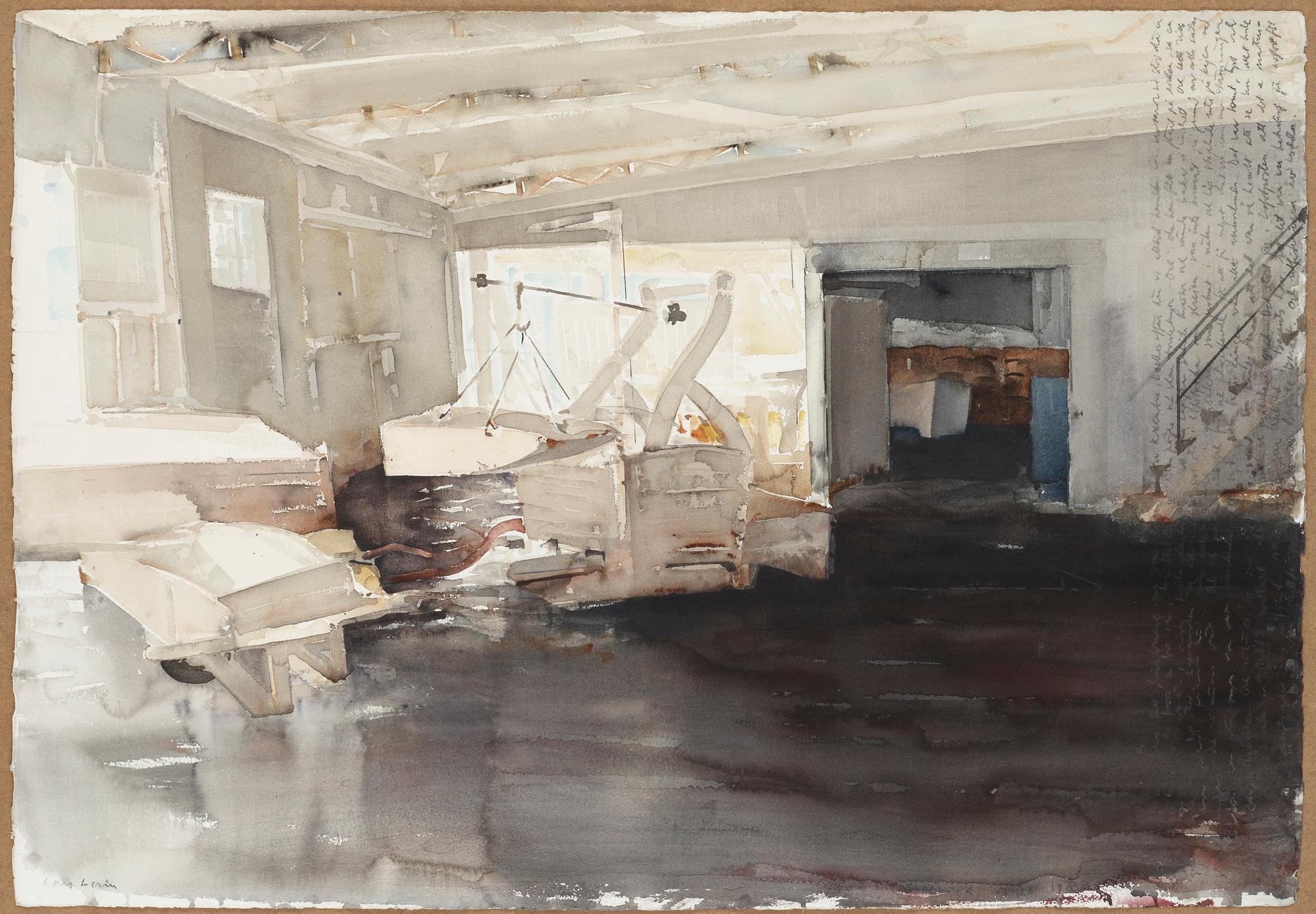 Lars Lerin, "Svolvaer".