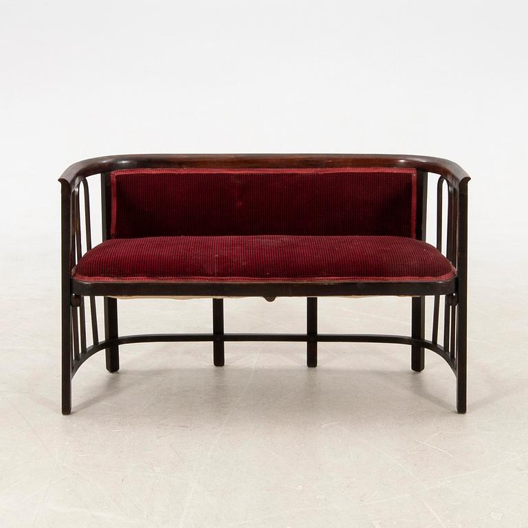 Sofa set attributed to Josef Hoffmann, early 20th century.