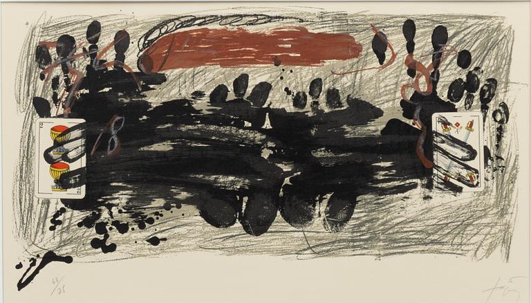 Antoni Tàpies, "Les Deux Cartes".