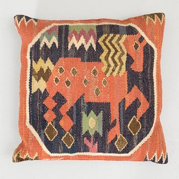 Märta Måås-Fjetterström, Cushion, "Red Horse", approx. 39 x 39 cm, signed ABMMF.