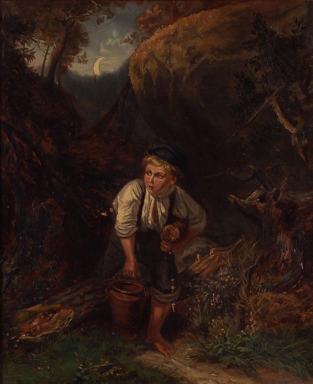 Josef Wilhelm Wallander, "Kolargossen i skogen".