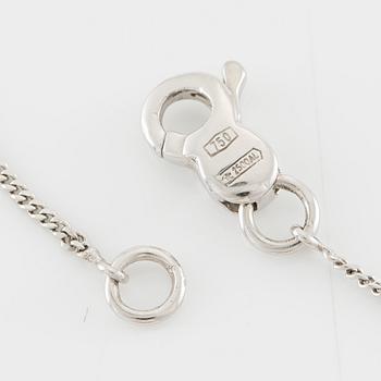 Necklace 18K white gold with brilliant-cut diamonds, Alfieri & St. John, Italy.