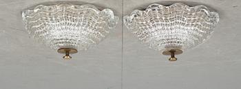 TAKPLAFONDER ett par, Carl fagerlund, Orrefors.