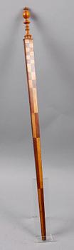 MÄTSTICKA, trä, 1800-tal.