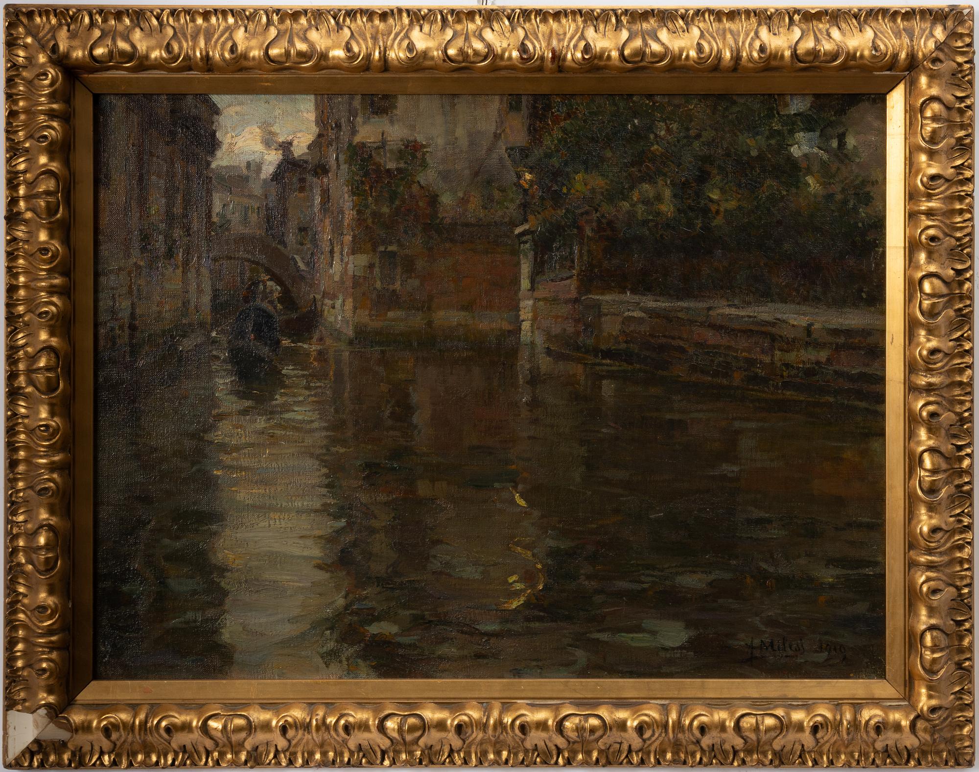 Alessandro Milesi, Motif from Venice.