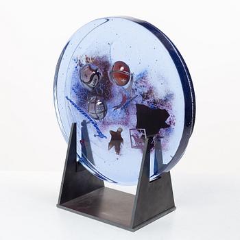 Bertil Vallien, Unique glass sculpture, Kosta Boda.