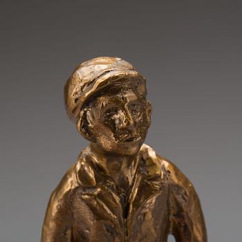 SKULPTUR, brons, otydligt signerad L Lorentz?.