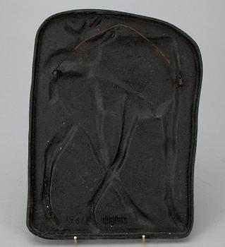 MIKAEL SCHILKIN, Relief, gjutjärn, sign. och a tergo dat. -61.