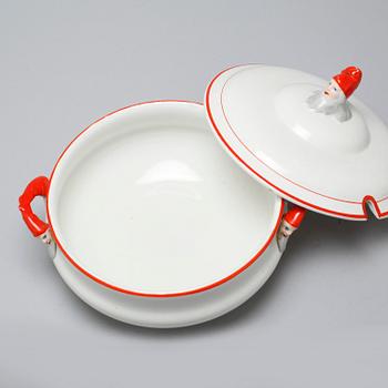 Two earthenware tureens from Göteborg, around the year 1900.