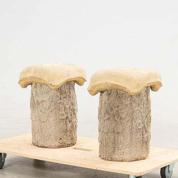 Pallar, ett par, 1900-talets slut.