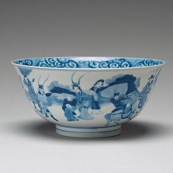 SKÅL, porslin. Qingdynastin, Kangxi (1662-1722).
