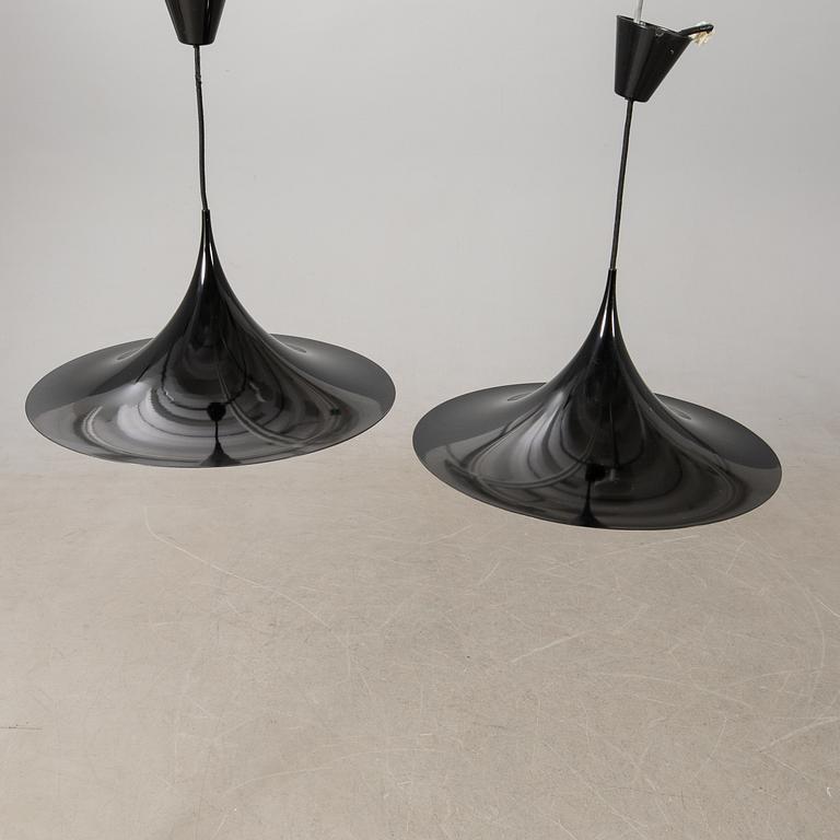 Claus Bonderup & Torsten Thorup, pendant lamps, 1 pair, "Semipendel", Fog & Mørup, Denmark.