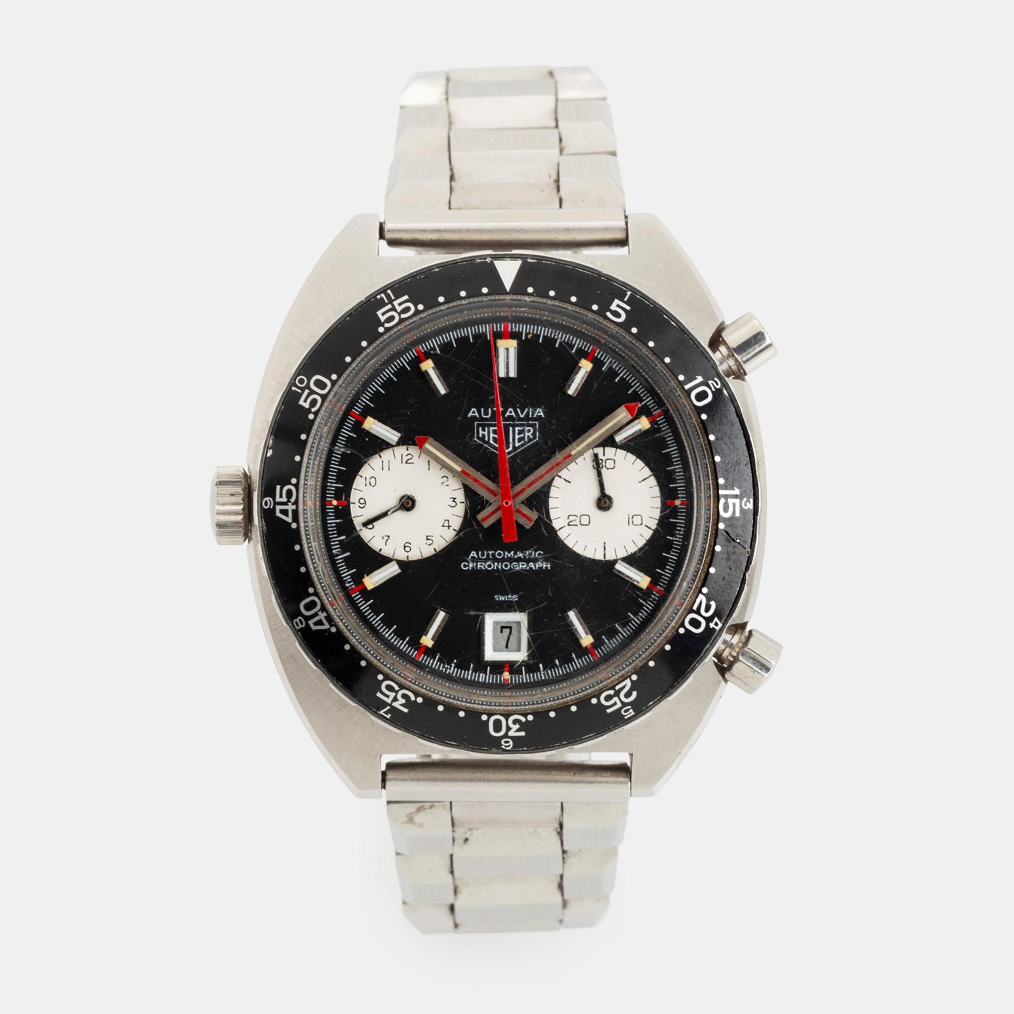 Heuer, Autavia, chronograph, "Viceroy", ca 1972.