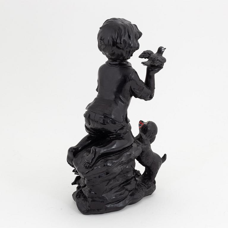 Makode Linde, skulptur, signerad, utförd 2008.