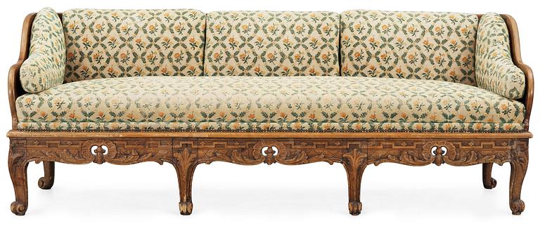 A Swedish Rococo 18th Century sofa.