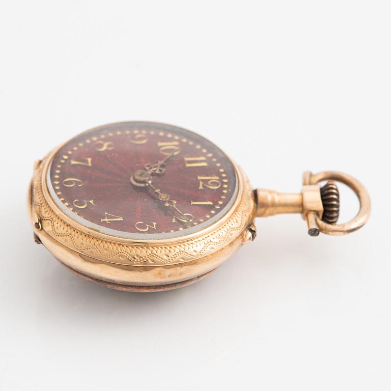 Ladie's pocket watch, clock, 25 mm.