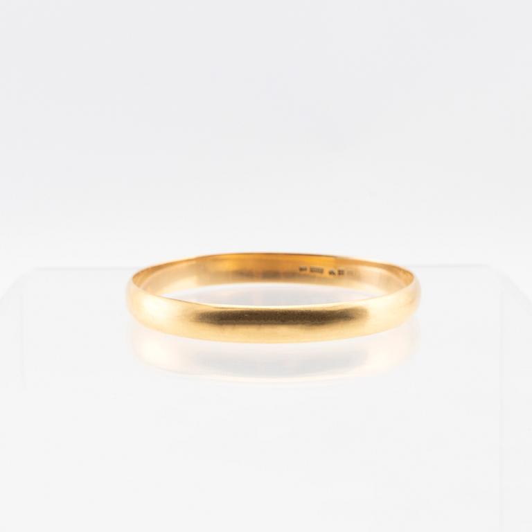 Stelt armband 18K guld troligen Malte W Triangelns Guldsmedsaffär Malmö 1932.