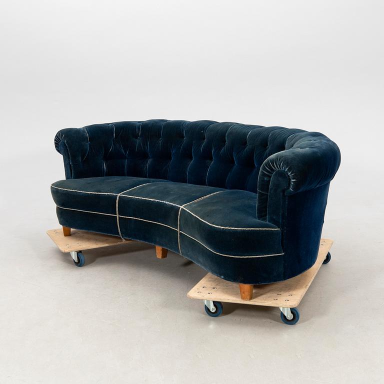 Sofa and armchair 1940s Swedish Modern.