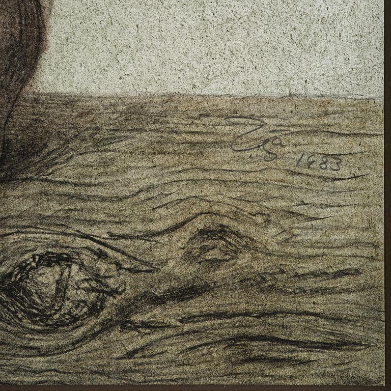 Fransisco Züniga, "Women with bowl" from: "Hommage aux Prix Nobel" (The Nobel Prize portfolio).