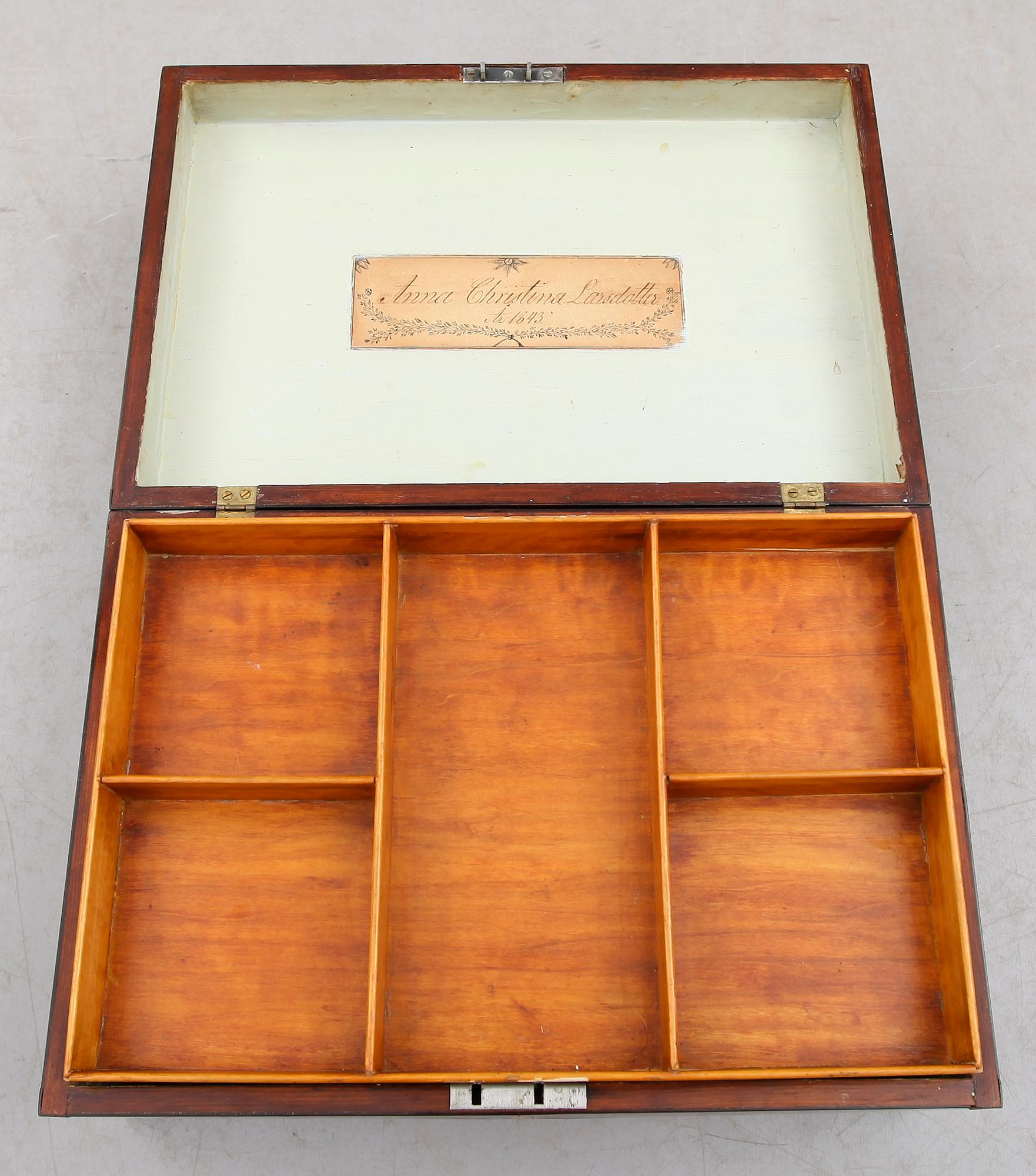 SCHATULL, 1800-talets första hälft.