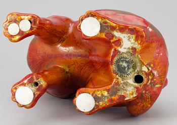 A Piero Fornasetti "Carlino" porcelain dog, Milan, Italy, 1950's.