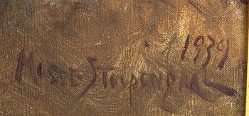 MOSSE STOOPENDAHL, olja på duk, signerad och daterad 1939.