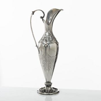 Kanna, silver, svensk importstämpel, 1900-talets första hälft.