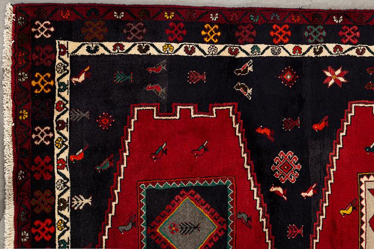 An old Klardasht carpet ca 311 x 214 cm.