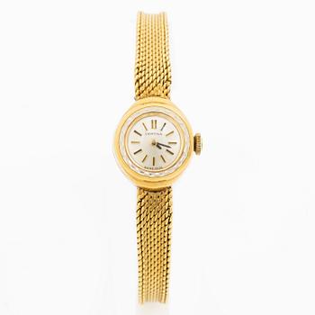Certina, wristwatch, 15.5 mm, 18K gold.