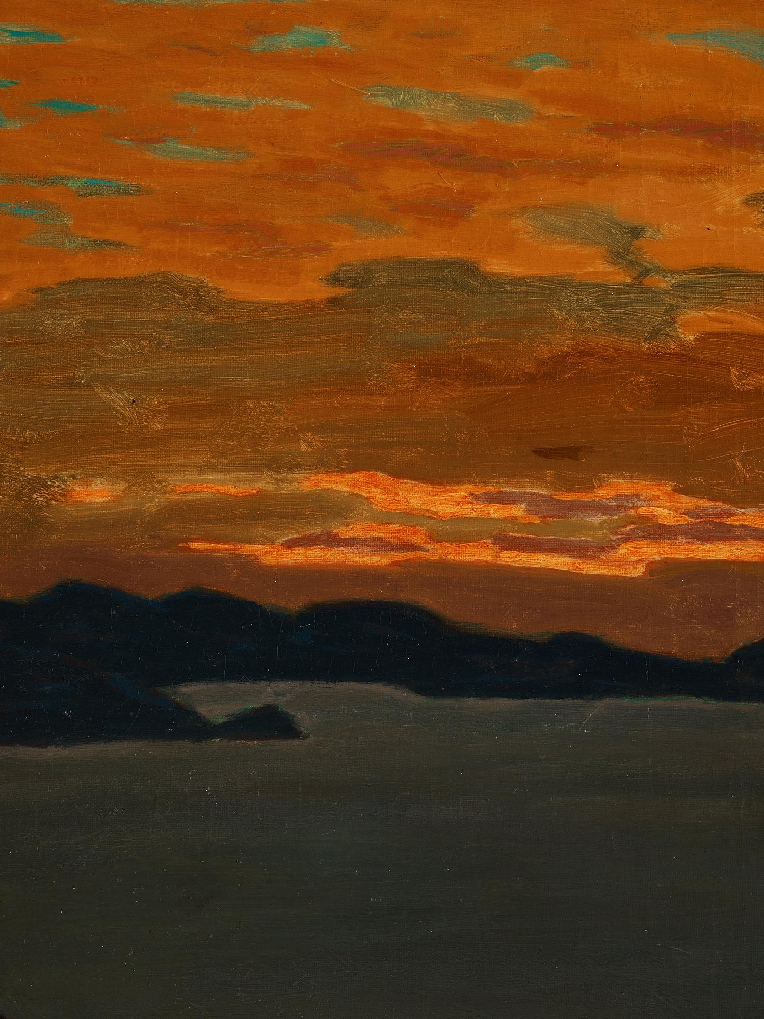 Pelle Swedlund, Ship at dusk.