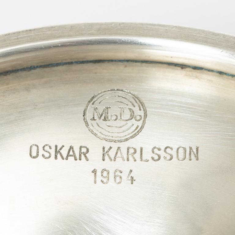 Atelier Borgila, Candelsticks, a pair, sterling silver, Stockholm, 1963.