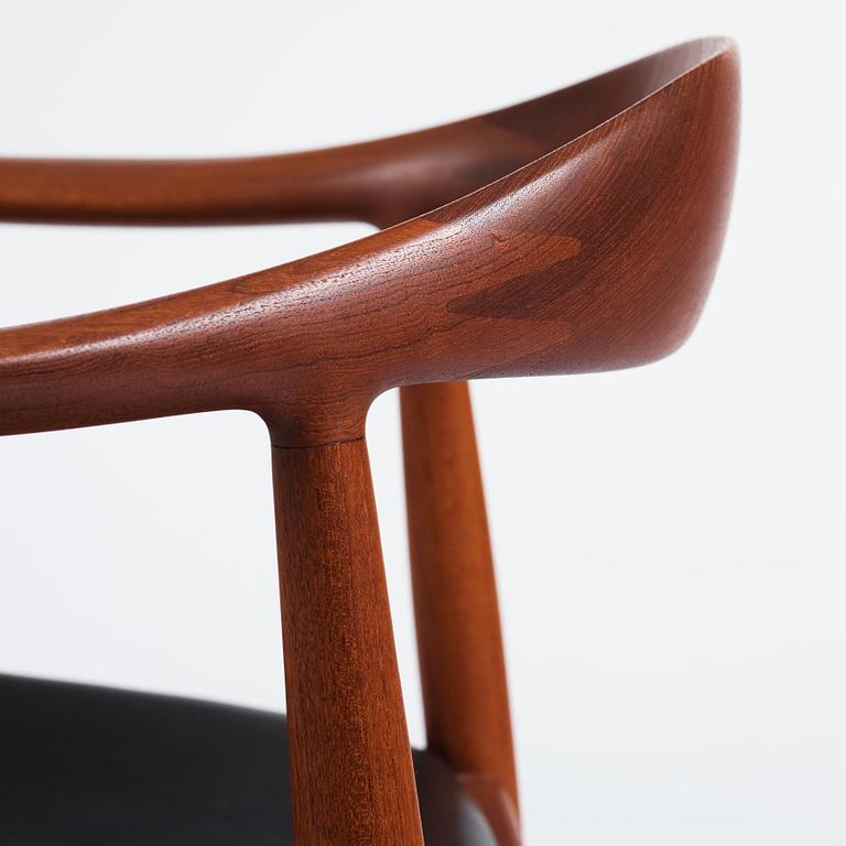 Hans J. Wegner, a teak 'The Chair/JH501, Johannes Hansen, Denmark.